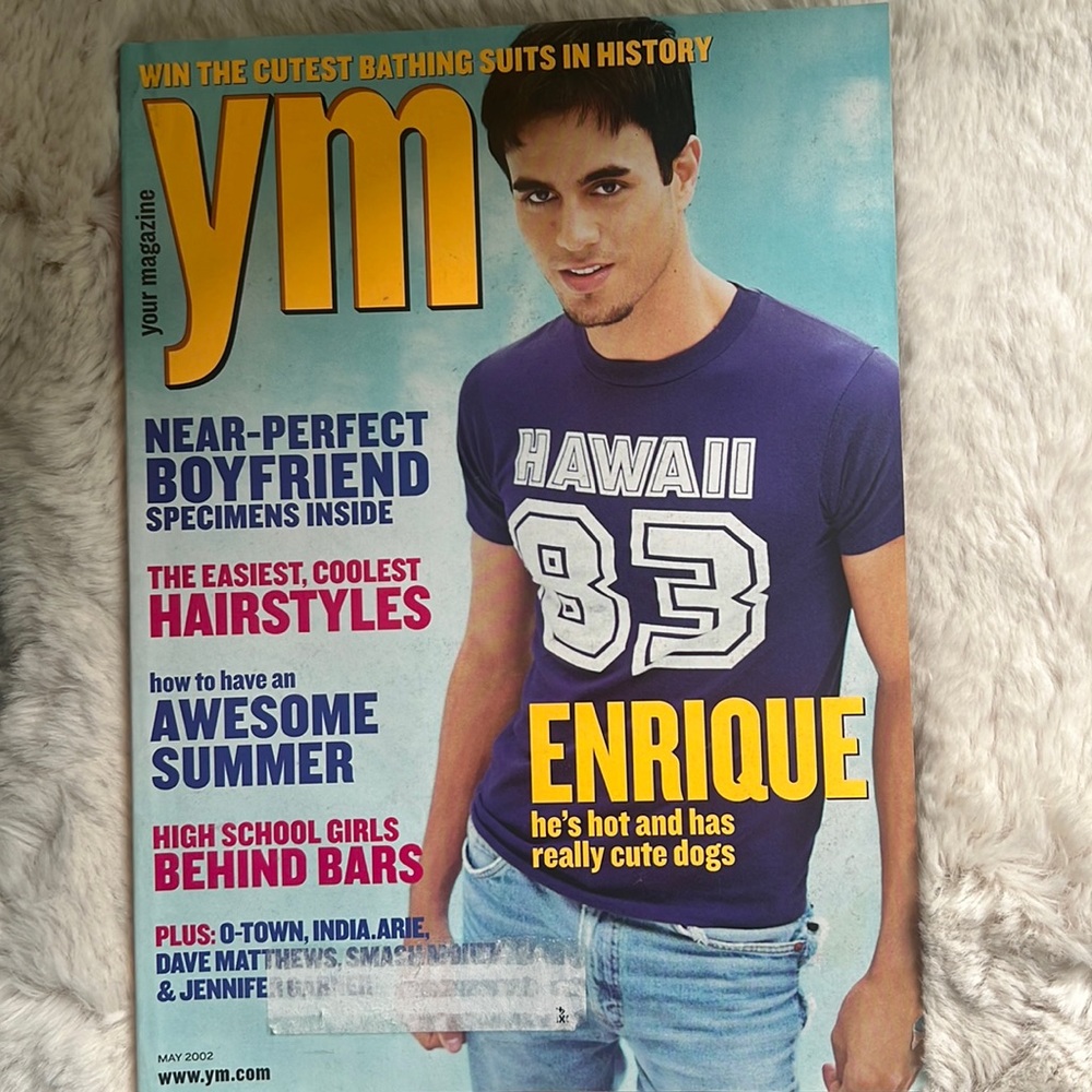 YM May 2002 Enrique magazine